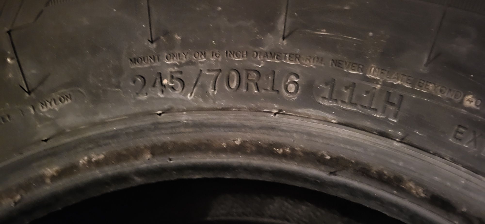 Летние шины 245/70R16