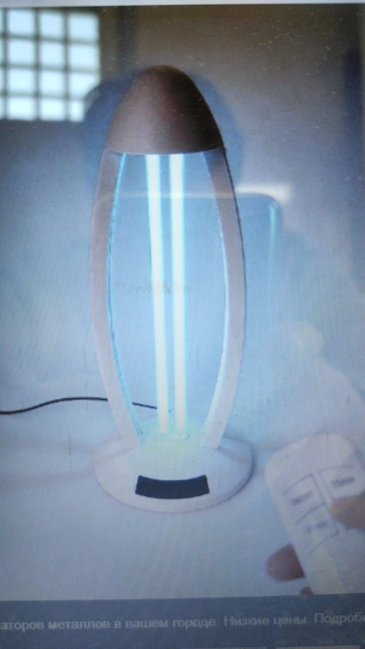 Кварцевая лампа, Облучатель, кварц, бактерицидный рециркулятор