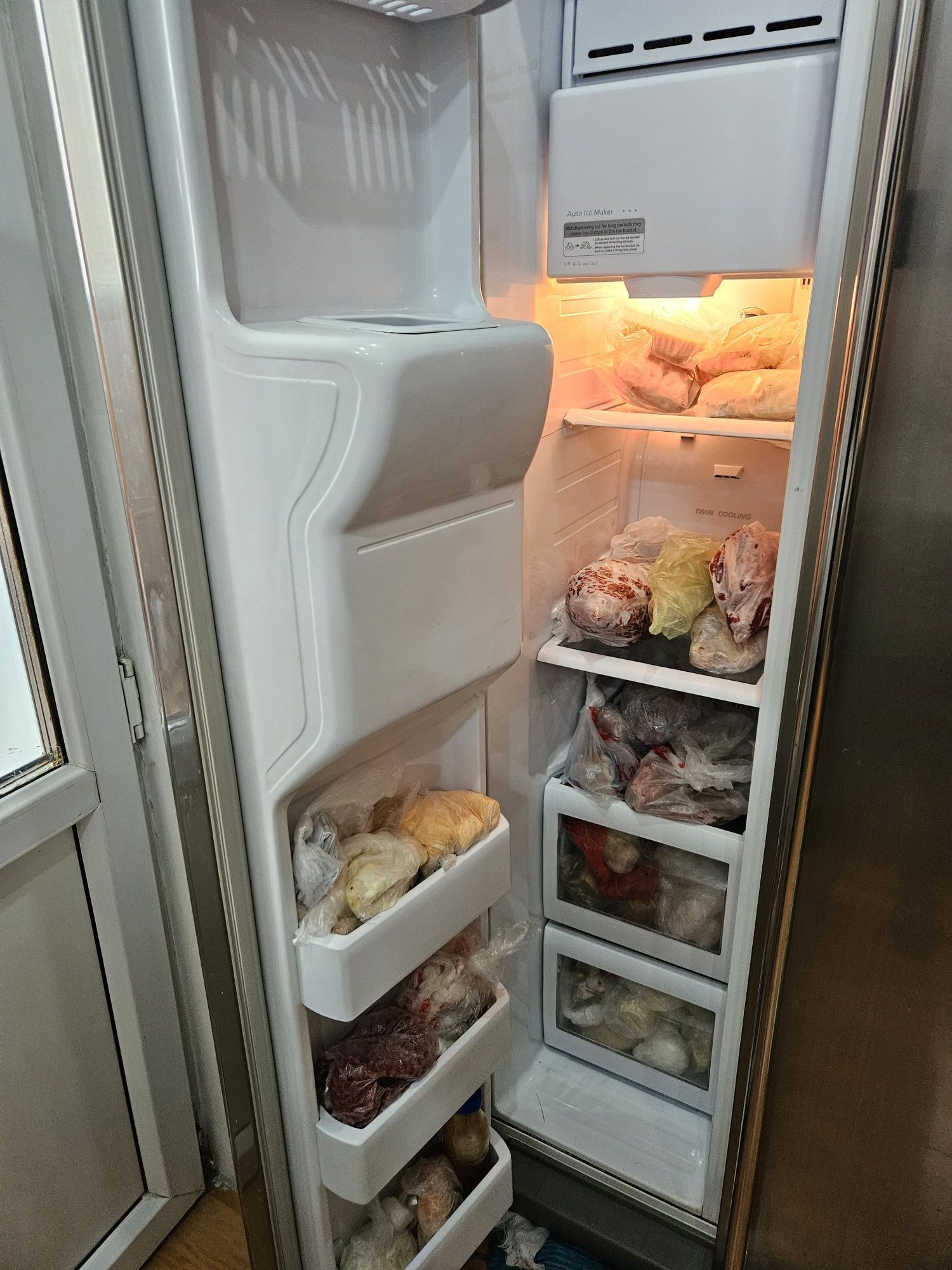 Самсунг двойной холодилник