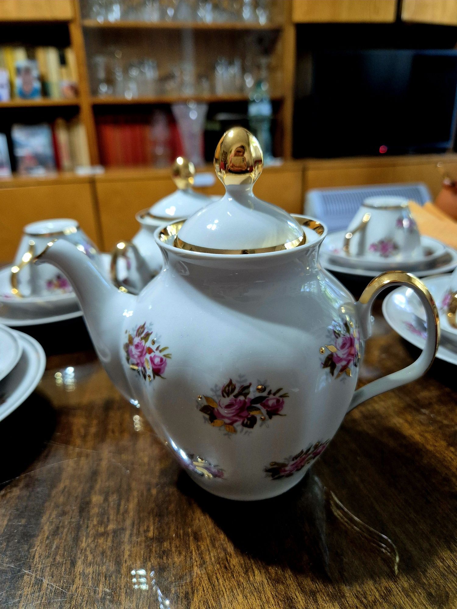 Винтидж порцеланов сервиз за чай – RPR (Латвия), 1960-те
