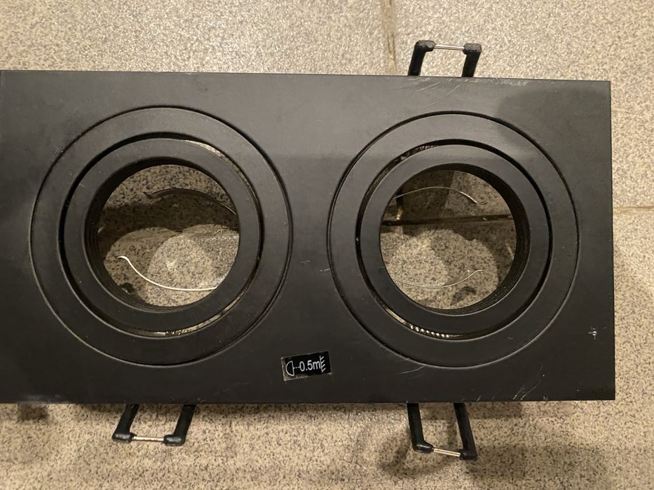 Spot incastrabil dublu GU10 - 2 buc