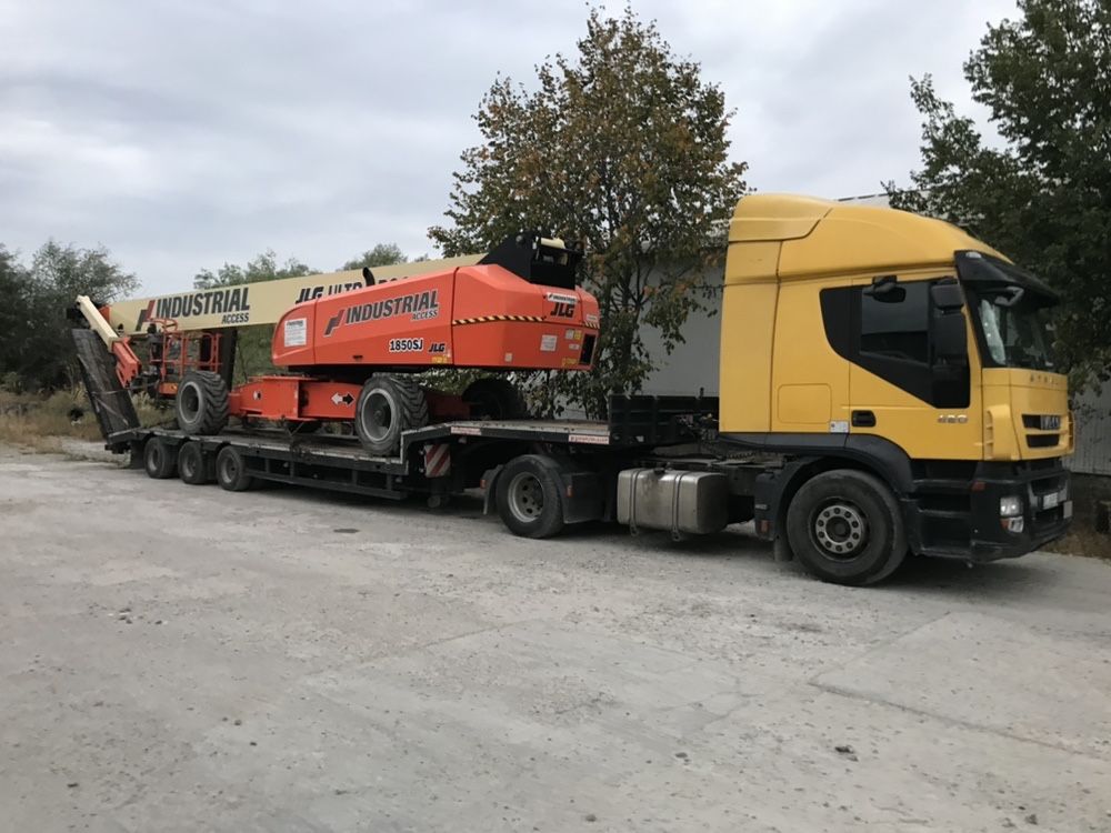 Transport cu trailer si platforma