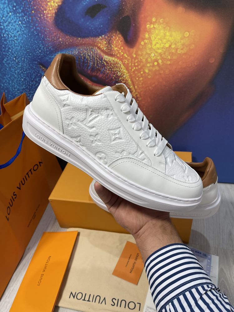 Adidasi Louis Vuitton piele naturala 100% Full Box Premium