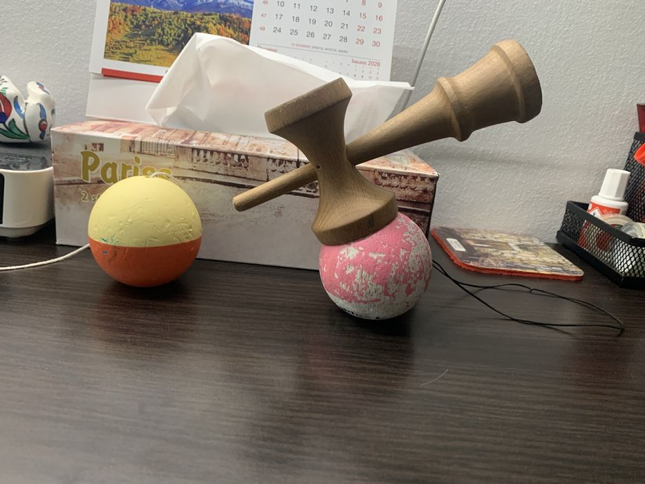 Vand kendama krom pop roz