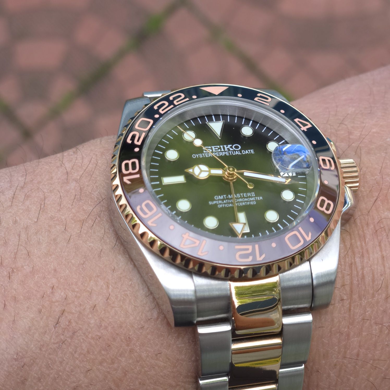 Seiko Rootbeer Mod 40mm 4R35AB