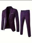 Costum barbati marimea S slim fit casual elegant