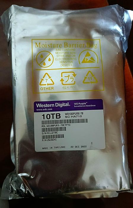 Продаю новый HDD пурпурный хард для видеонаблюдения. 
Возможна доставк