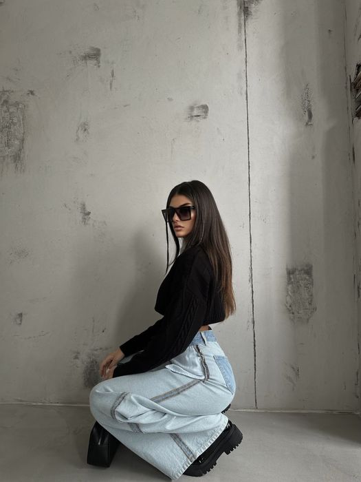 Дънки тип обърнати