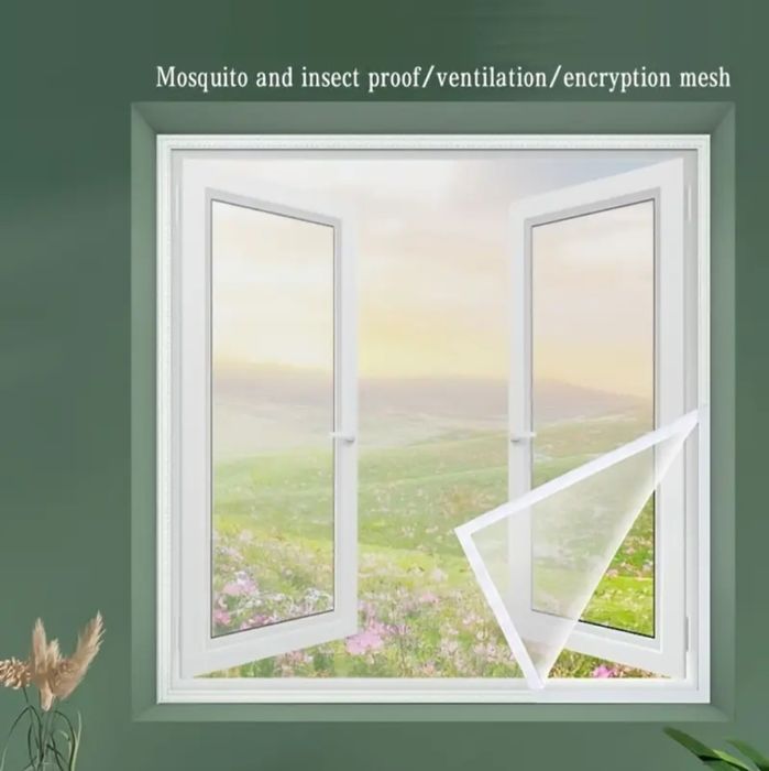 Комарник за прозорец 90х100 см