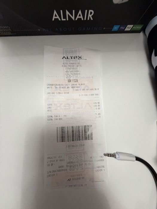 Casti Gaming Aqiris Alnair dual wireless 3d