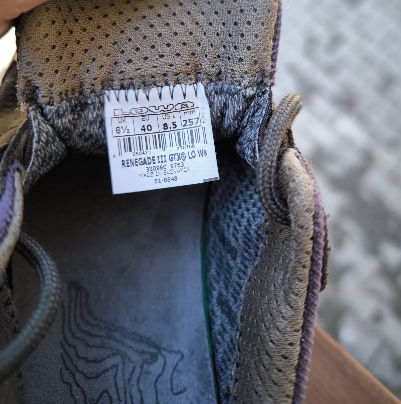 Preț fix,Lowa Gore-tex din piele naturala Nr40 Int25,7cm nu Nike Adida