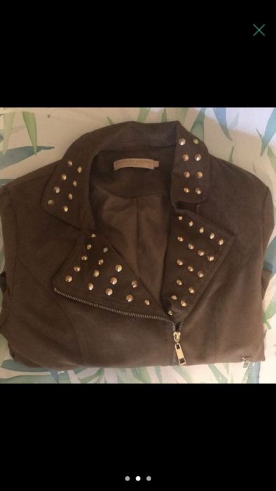 Jacheta piele intoarsa