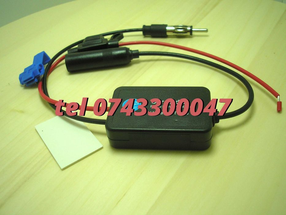 Amplificator De Semnal Antena Radio Auto Camioane Etc Fm 12v