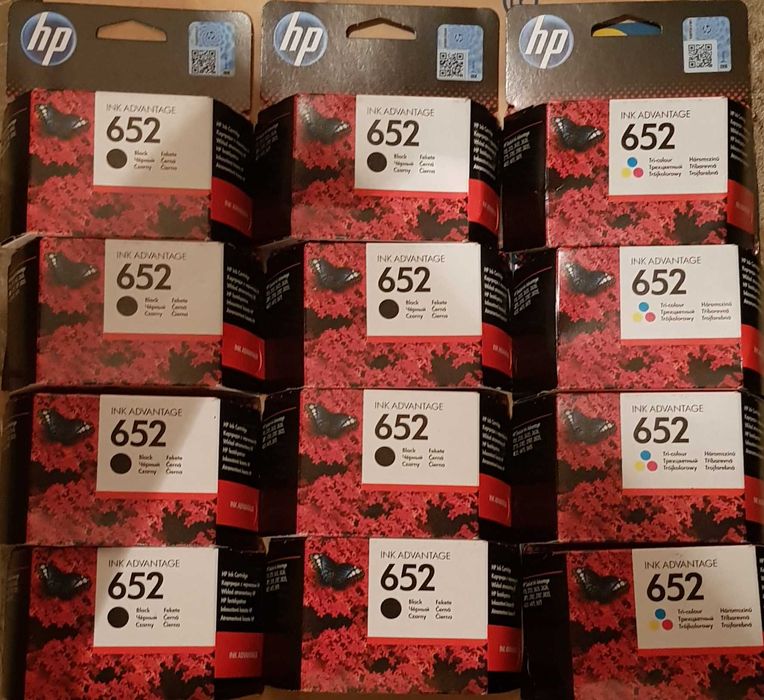 Cartuse imprimanta HP 652 negru+color