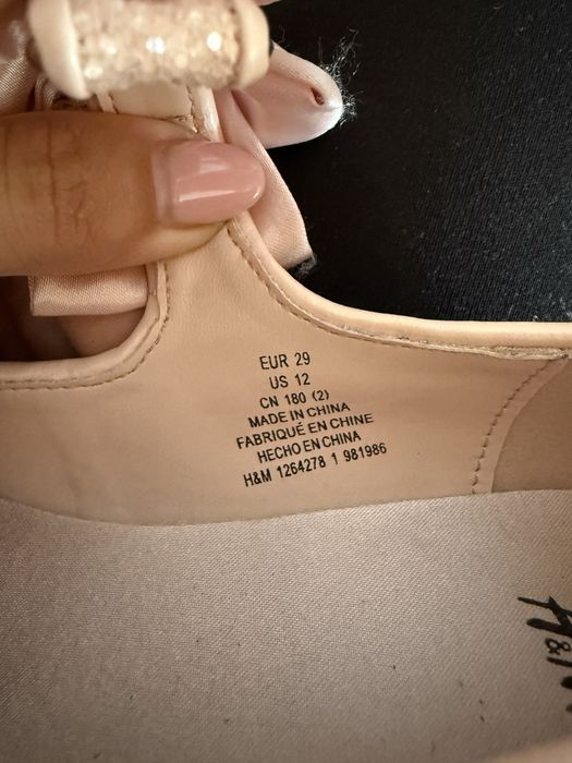 Pantofi roz cu toc h&m