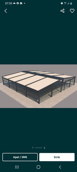 Producem orice tip de pergola , închidere în sticla . Vindem în rate .