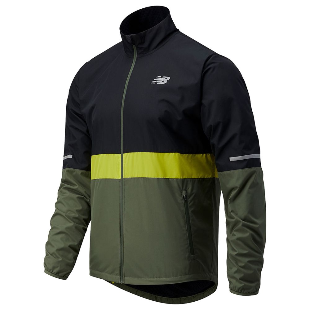 Яке New Balance Accelerate Protect Зелен/Черен