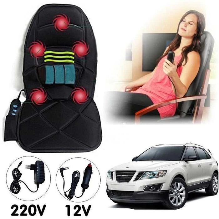Husa auto cu masaj incalzire,husa scaun auto cu masaj