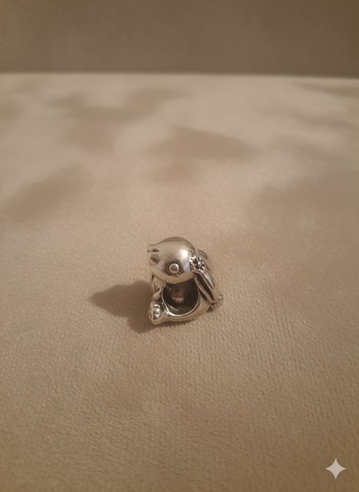 Charm/talisman argint Pandora iepuras