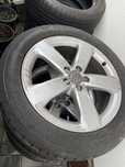 Set roti complete vara Audi r18 anvelope aproape noi 235/50