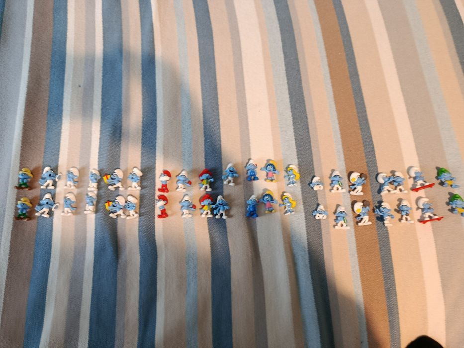 Colecție completa ștrumfi Kaufland.