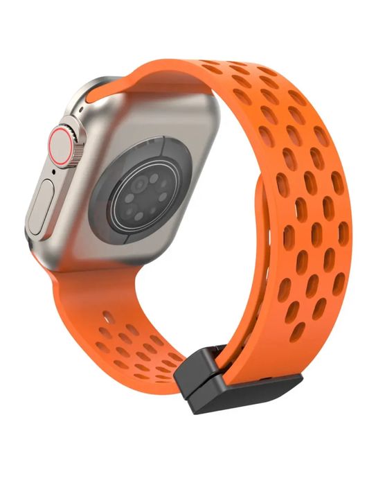 Incarcator Cablu Curea Silicon Magnetic cu Gauri Ceas Apple Watch