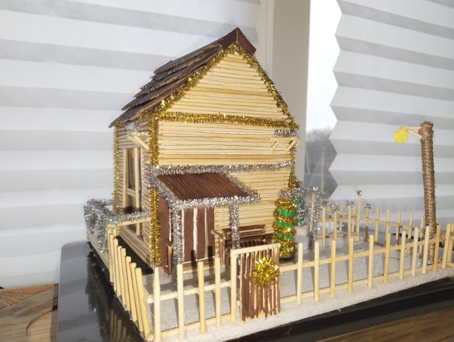 Домик новогодний подарок