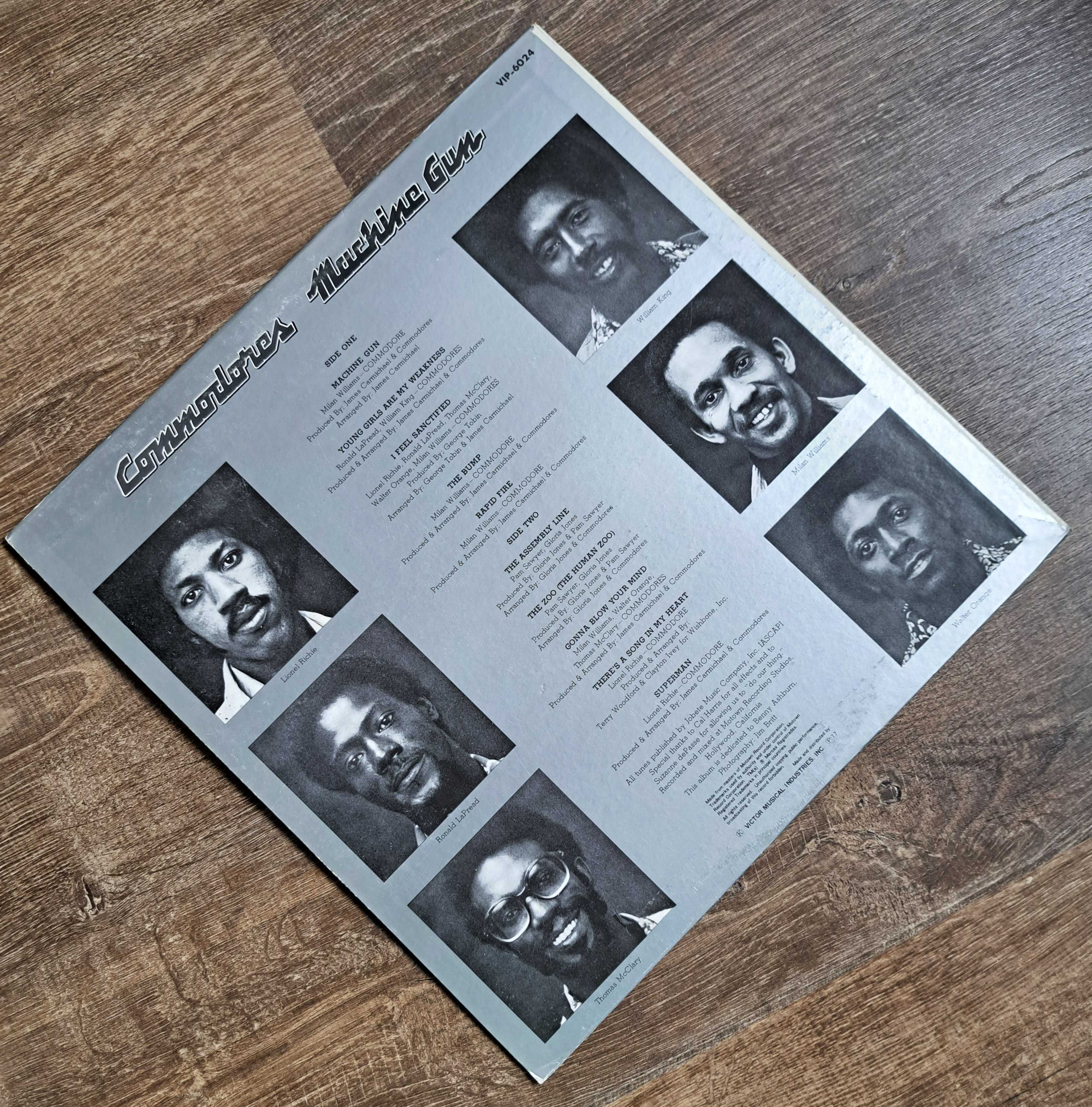 Commodores - Machine Gun LP vinyl Japan