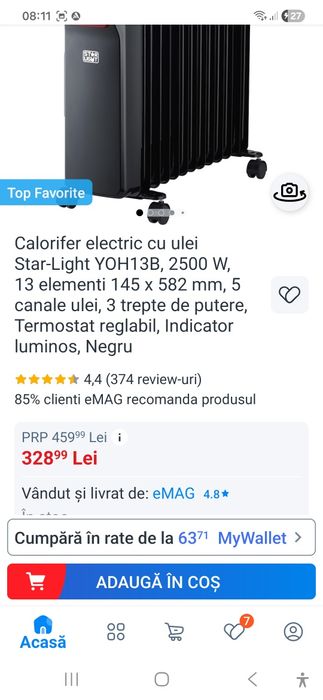 Calorifer electric Star Light
