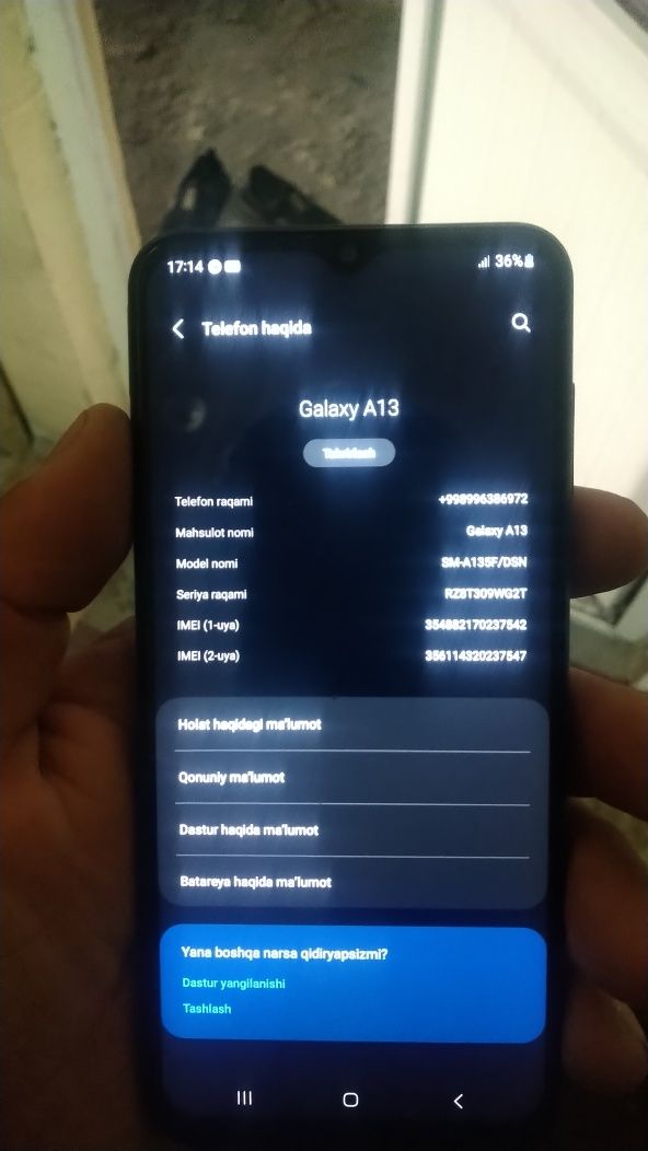 Samsung galaxy A13