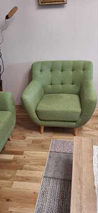 Диван с фотьойл -тревисто зелен