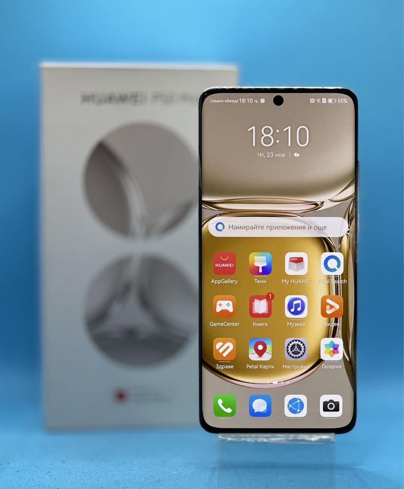 ГАРАНЦИОНЕН!!! Huawei P50 Pro, 256GB, 8GB RAM, 4G, Gold