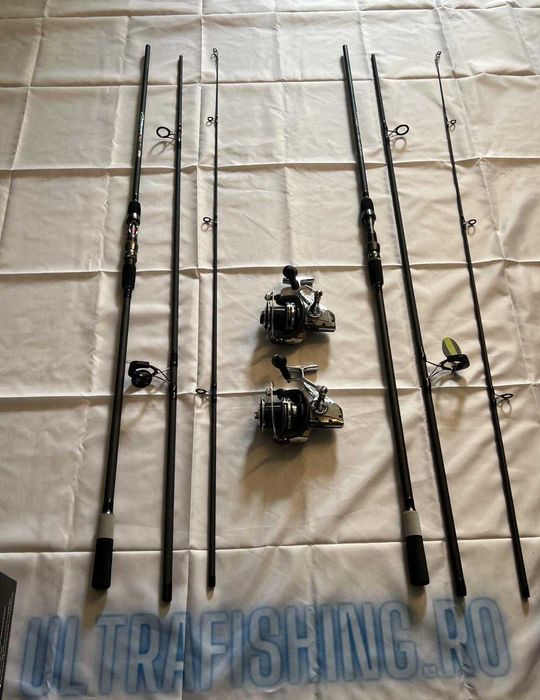 Set pescuit CRAP 2 lansete - 2 mulinete