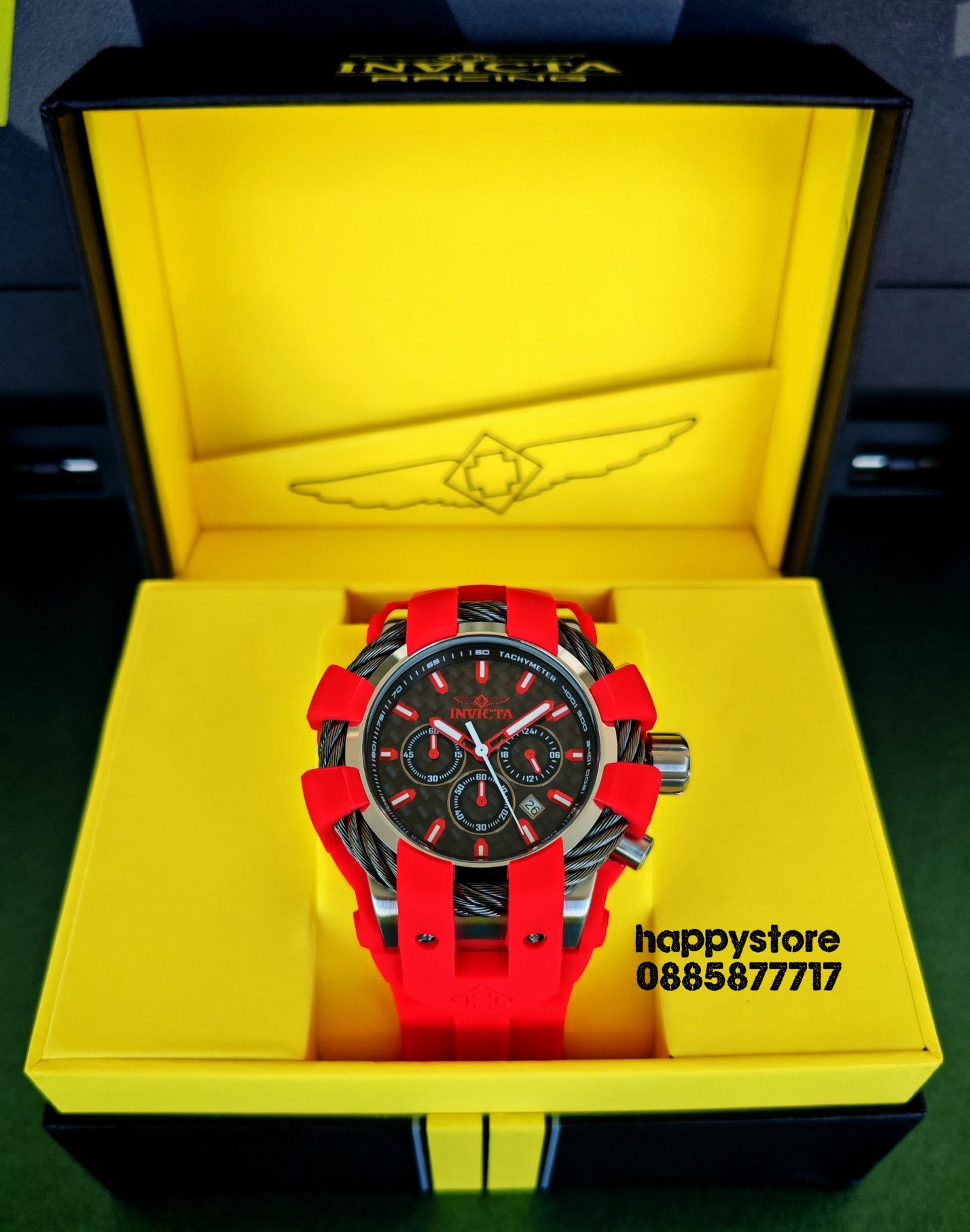 INVICTA Shock Red 54 mm, Инвикта нов ръчен часовник