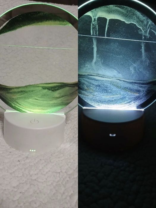 Ночник, песочная картина