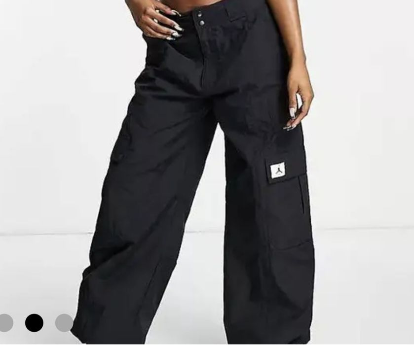 Pantaloni cargo fas Jordan Nike negri