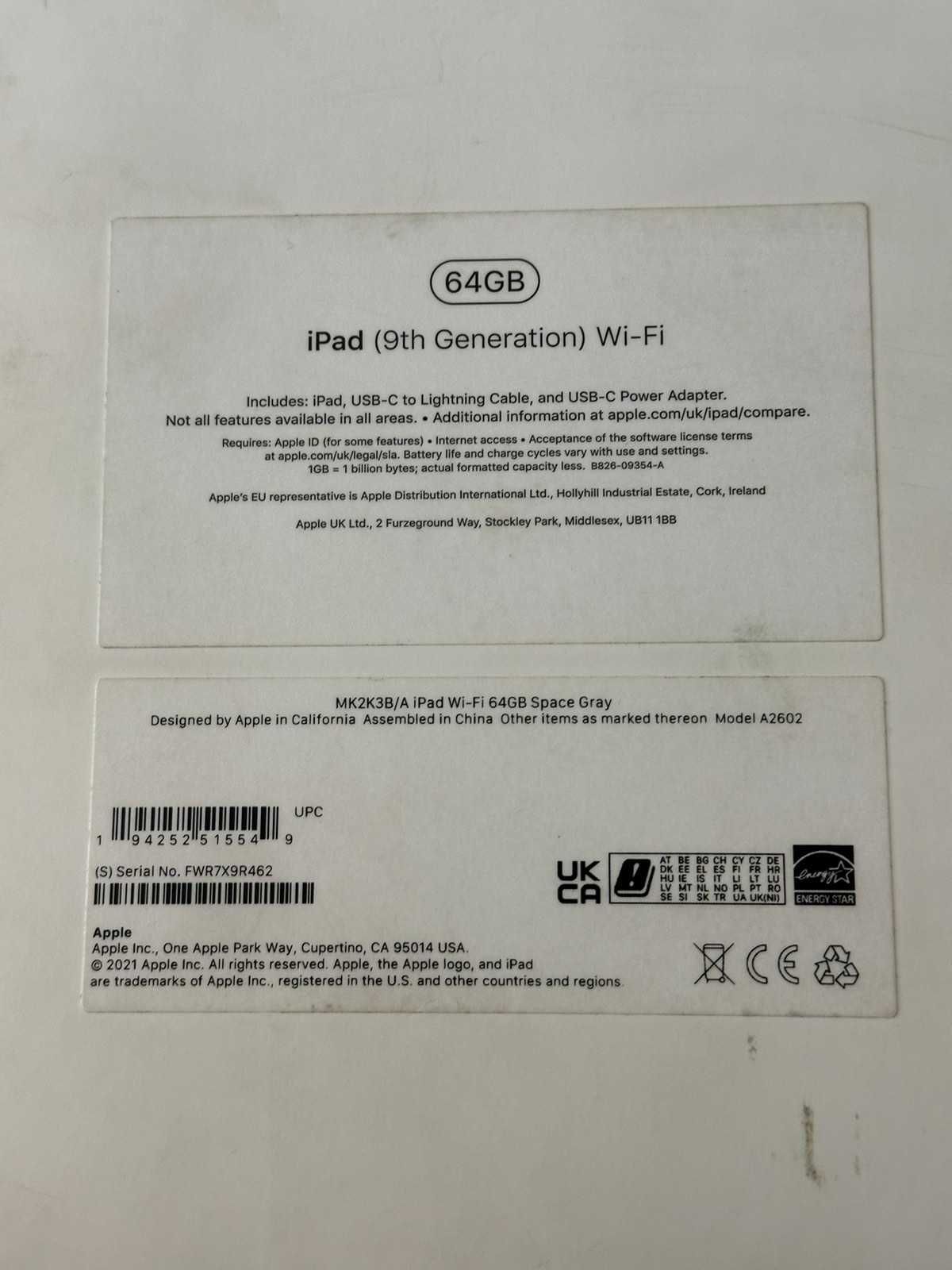 ***Като нов Ipad 9th Gen 64GB***