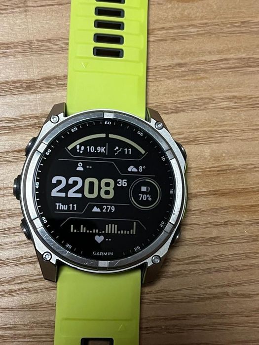 Garmin Fenix 8 Sapphire Solar 51 mm – Stare excelentă, ambalaj origina