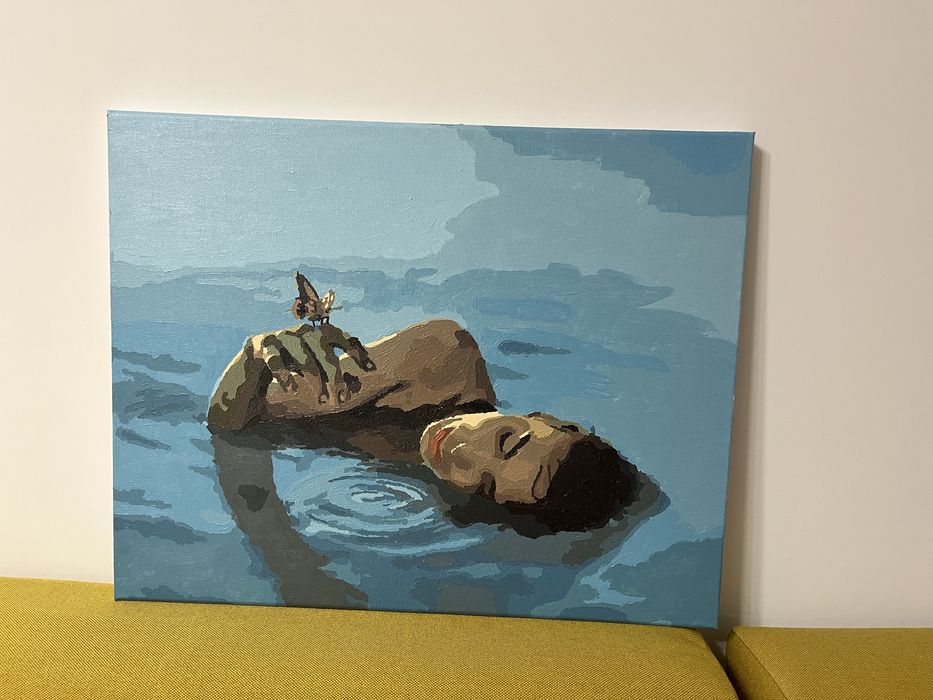 Ръчно рисувана картина по номера