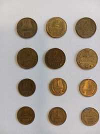 Монети от соца, 6 бр.от1ст. и 6бр.от 2ст.