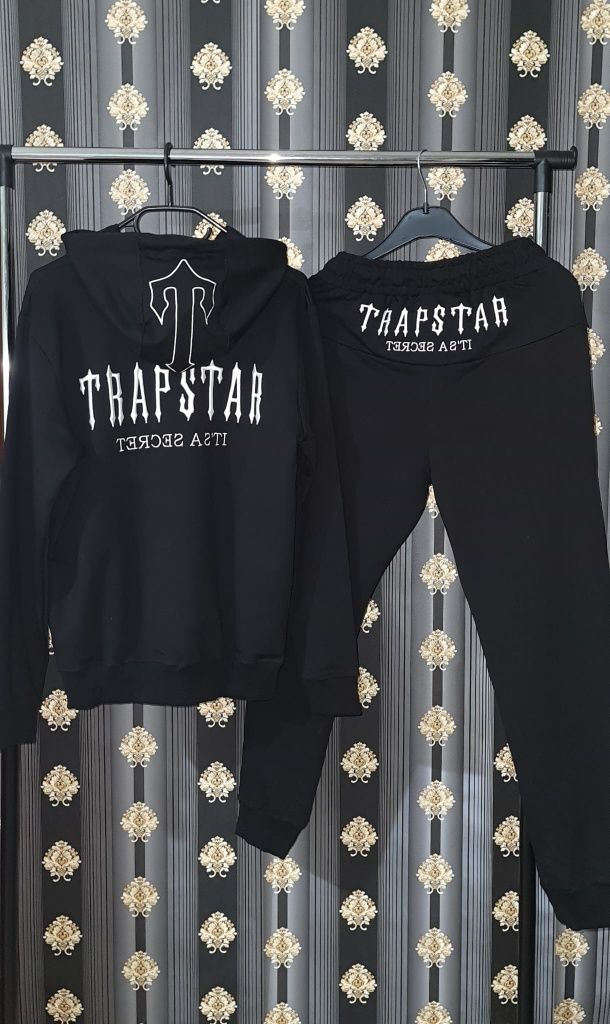 Trening TRAPSTAR 2.0 alb negru Hoodrich