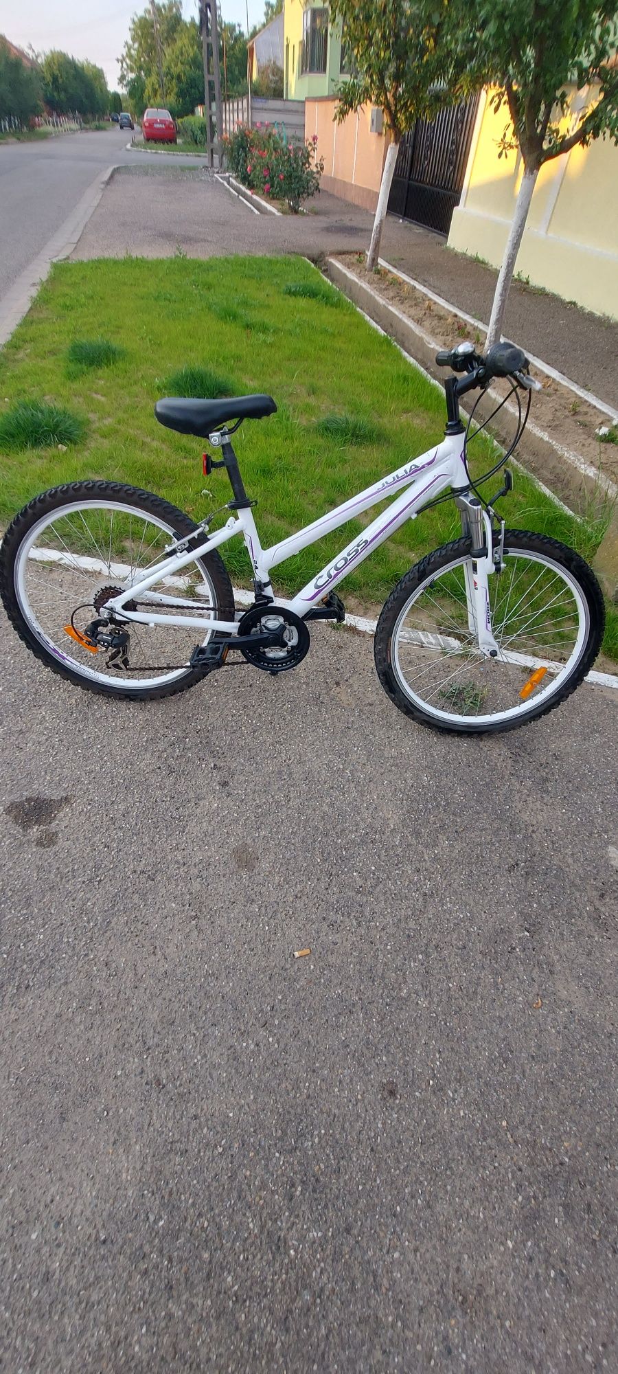 Bicicletă mtb de copii CROSS cadru din aluminiu pe 24 inchi