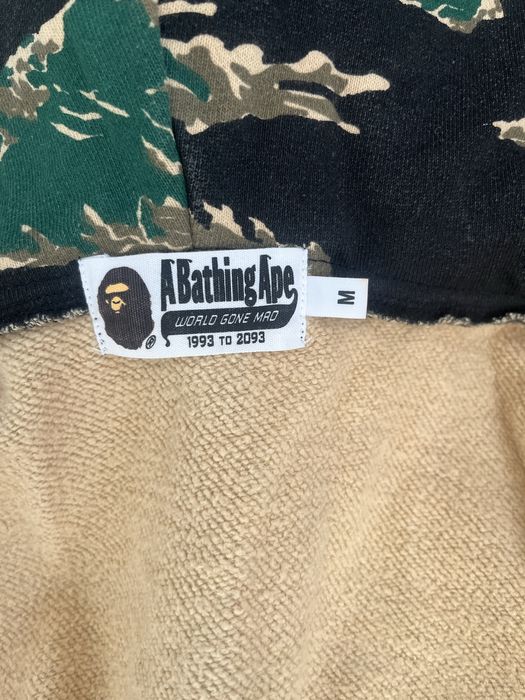 Hanorac Bape og Tiger camo green