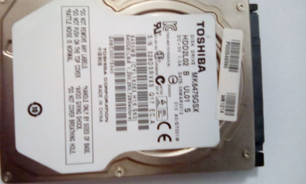 HDD Laptop 2.5" WesternDigital 640 GB, SATA