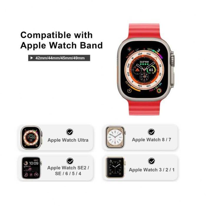 Curea Ocean Band Apple Watch 8 7 6 5 4 3 42mm 44mm 45mm Ultra 49mm