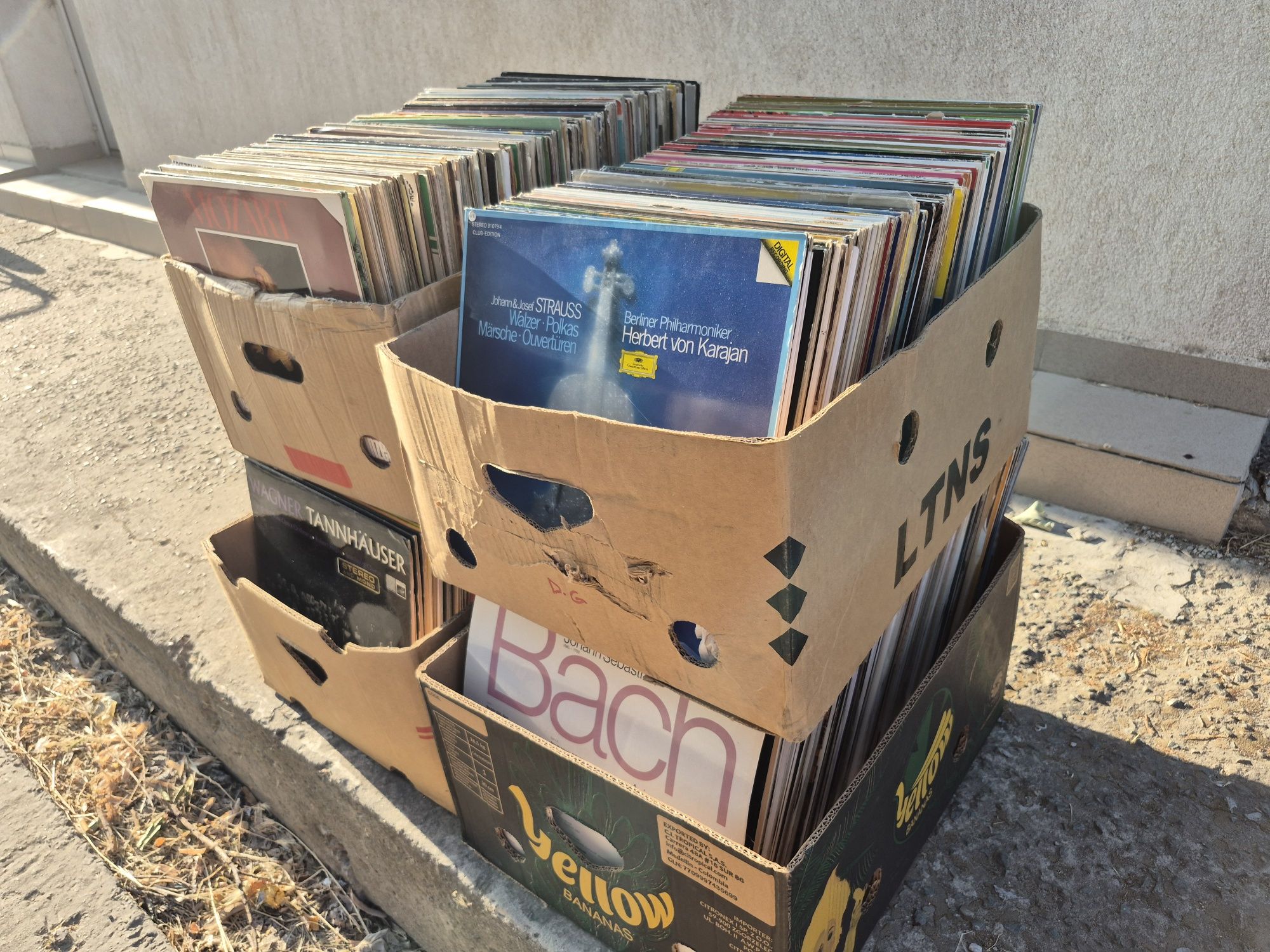 Vand Lot 150lp Discuri Vinil cu muzică clasică mixta 

Artiști:

- Fra
