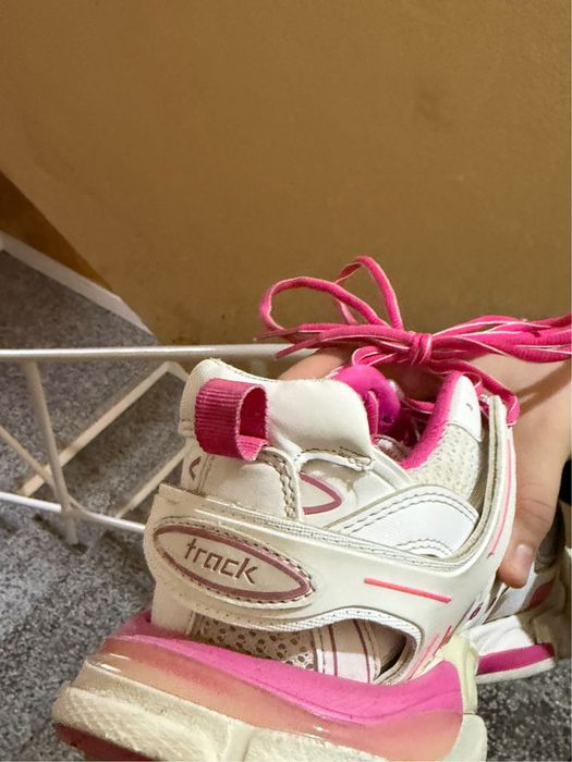Balenciaga track white and pink