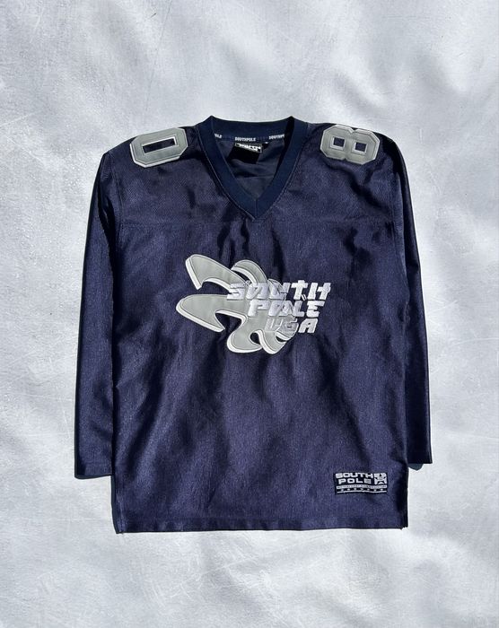 Bluza de hochei Southpole Y2K vintage broderie mare marimea M