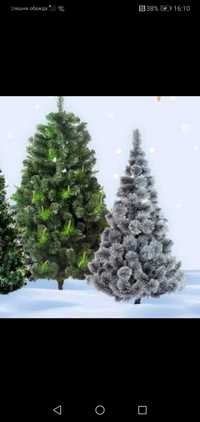 Коледни елхи с подарък лампички