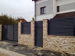 garduri si porti tip jaluzea fer forjat șipcă metalică plasă bordurat